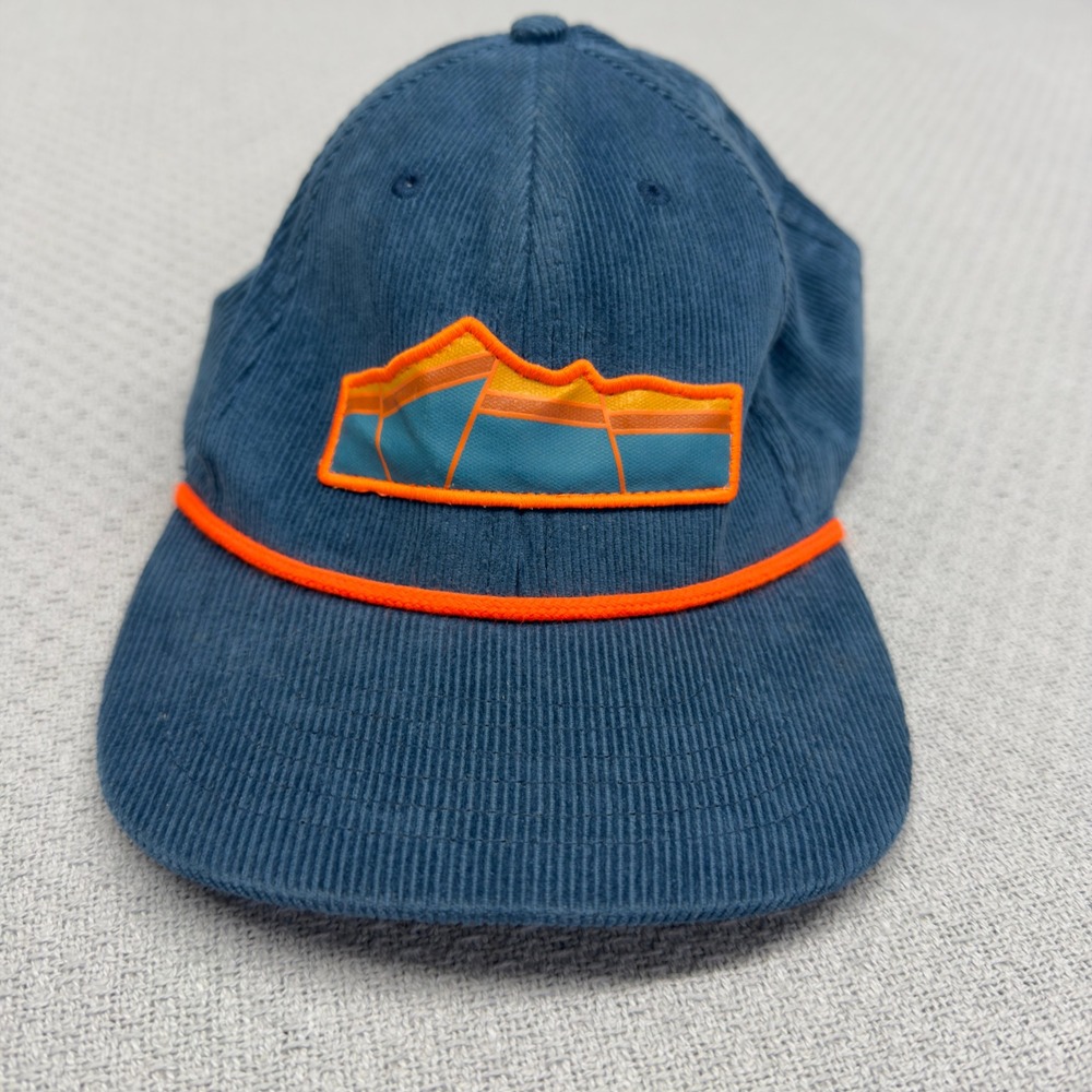 Sendero Provisions Corduroy Hat Blue Mountains Embroidered Retro Snapback Cap